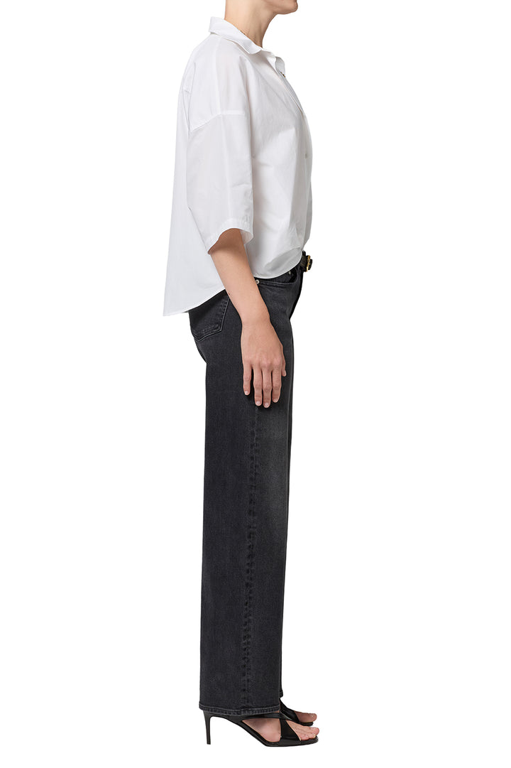 CITIZENS OF HUMANITY - Nora Trouser in Cateye Washed Black Jeans
