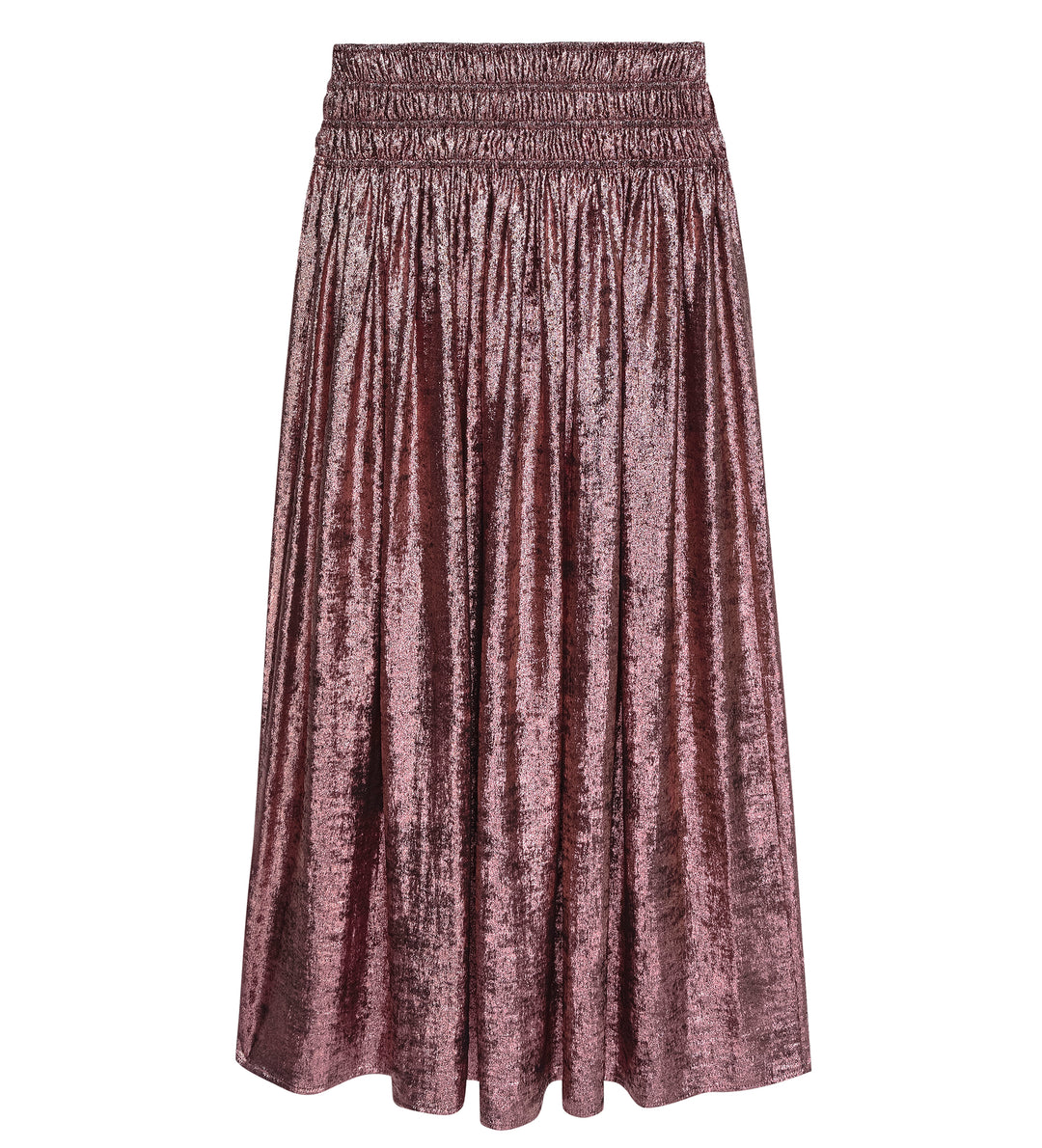 The Great - The Viola Skirt In Rose Gold