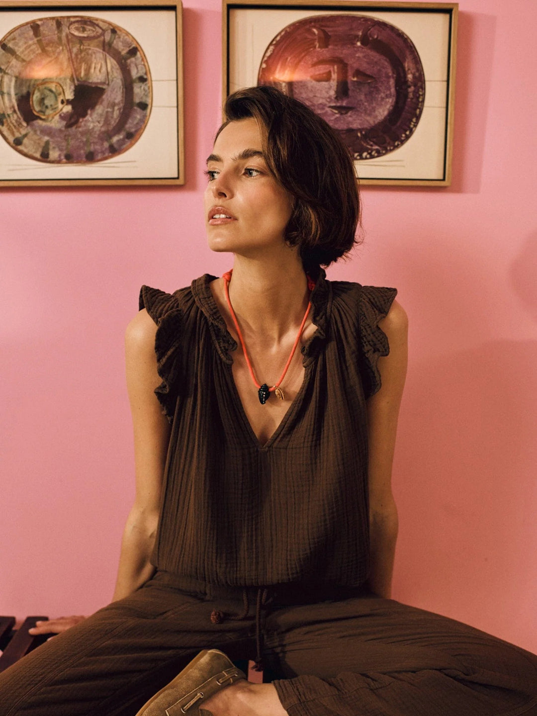 Xirena - Bex Top in Cocoa Bean
