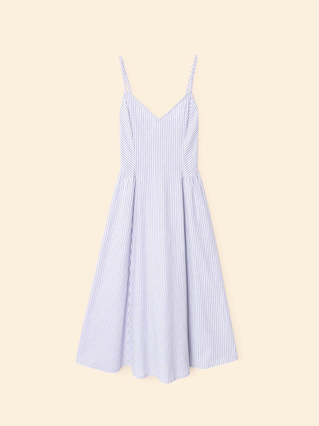 XiRENA - Bardot Dress in Blue Aggie Dress