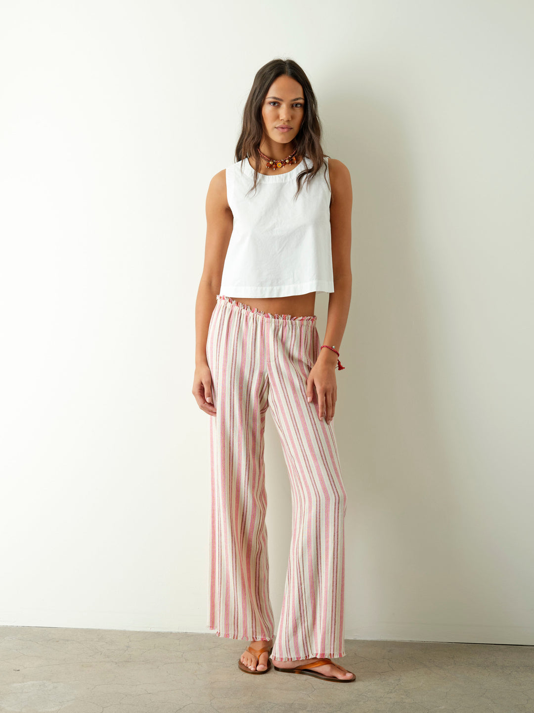 XiRENA - Joseph Pant in Dusty Pink Stripe Pants