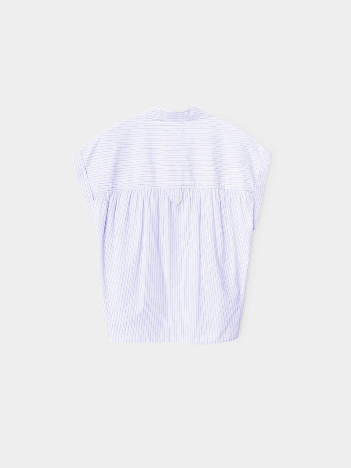 XiRENA - Lexi Shirt in Blue Aggie Tops