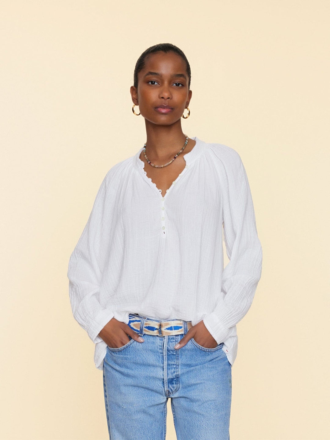 Xirena - Truett Top in White