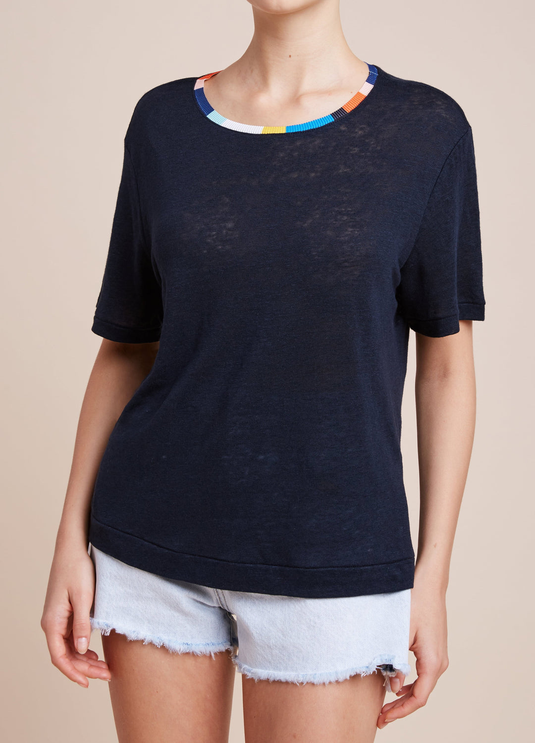 Splendid - Ciao Bella Tee in Midnight Black