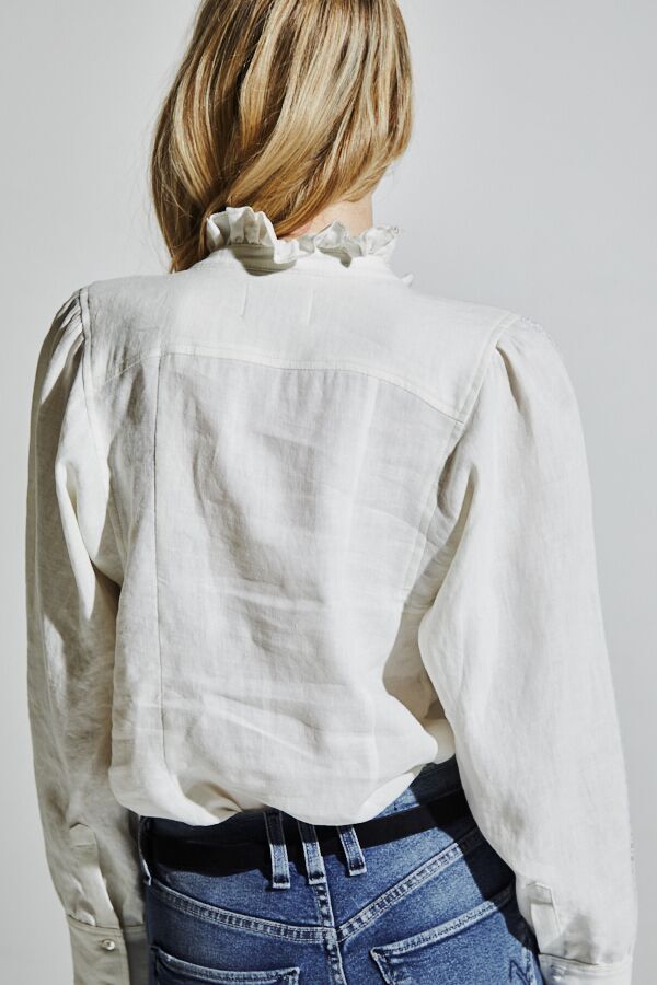 McGuire- Ruffle My Feathers Top Rustic Canyon
