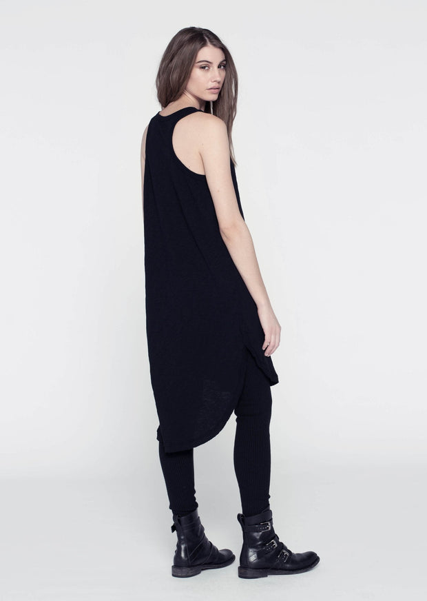 Wilt Shirttail Tank Dress Black