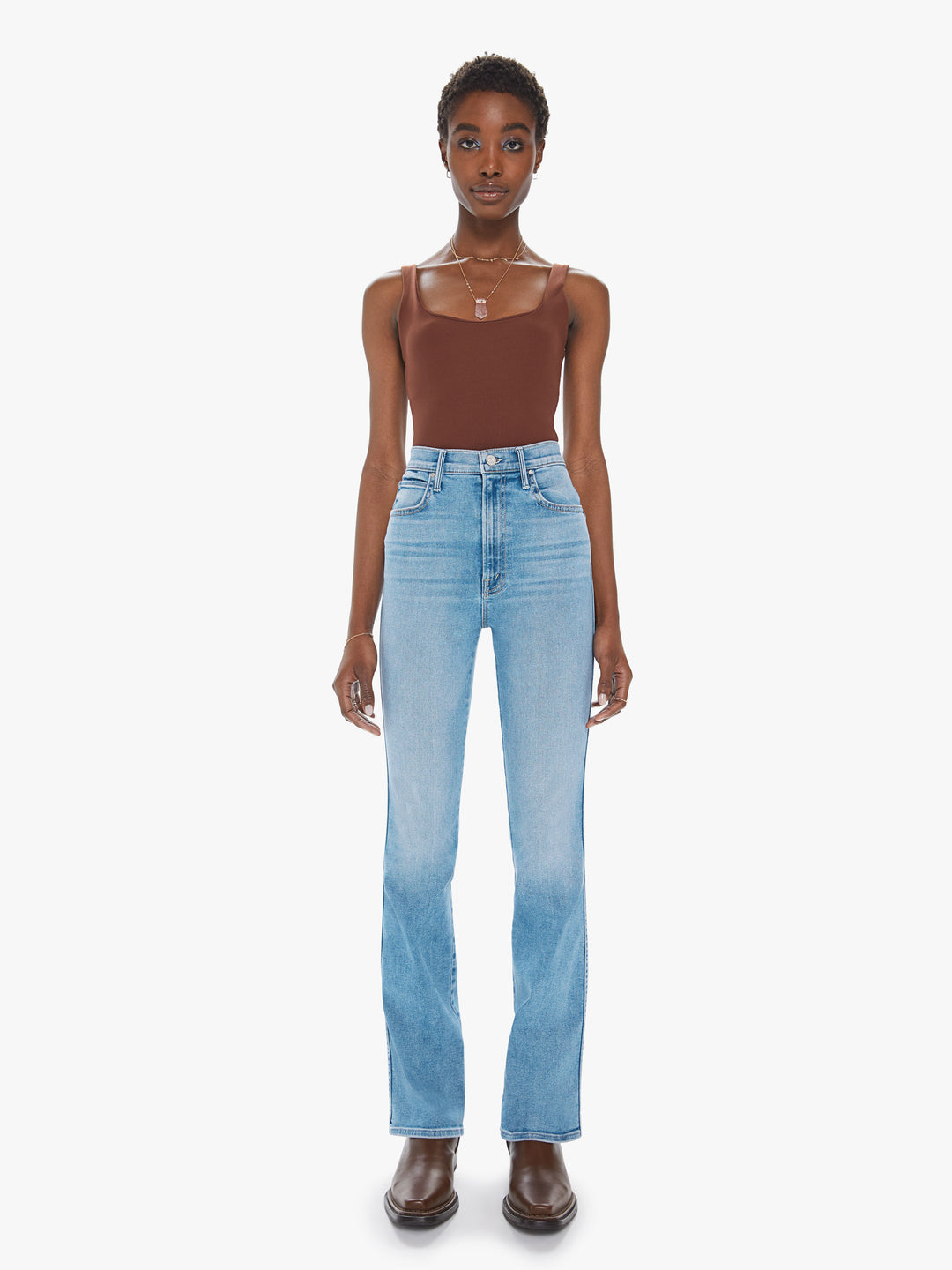 Mother Denim - High Waisted Smokin Double Heel In County Line