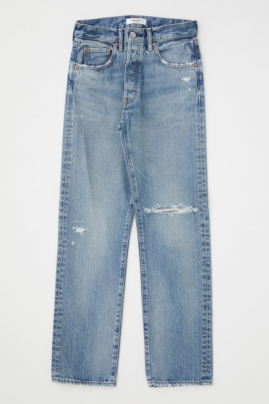 Moussy Denim - MV County Straight Leg Jean in Blu 110