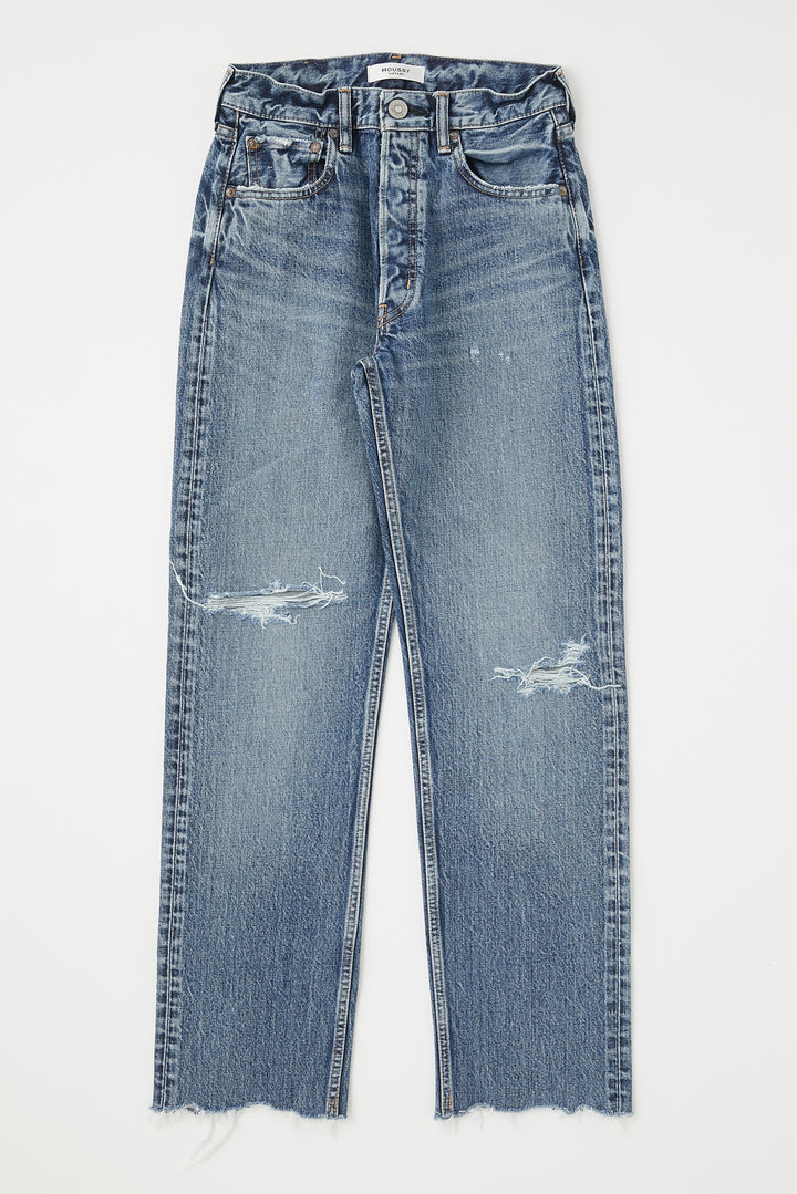 Moussy Denim - MV Morganfield Wide Straight in BLU 110