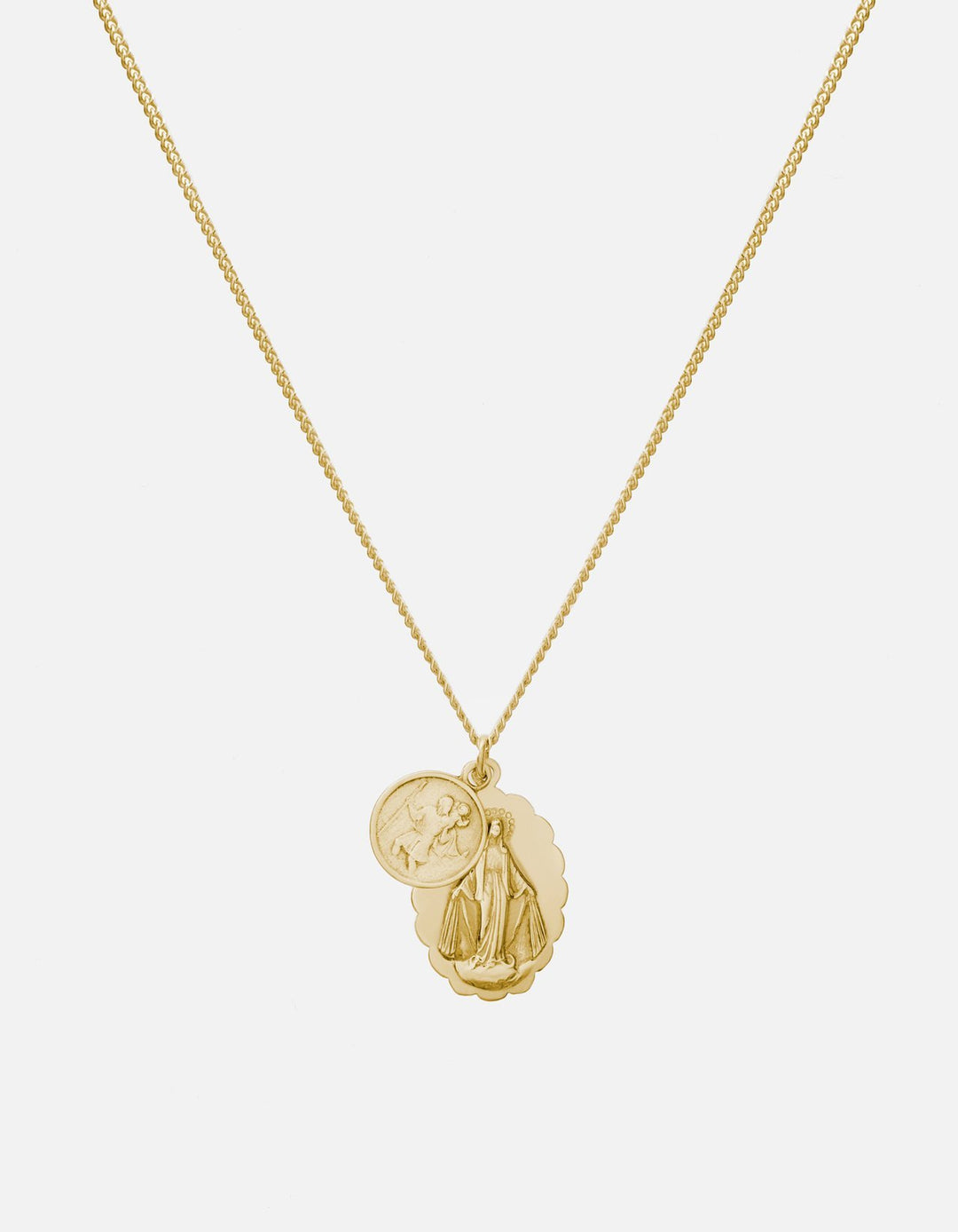 Miansai- Mini Saints Necklace, Gold, Polished