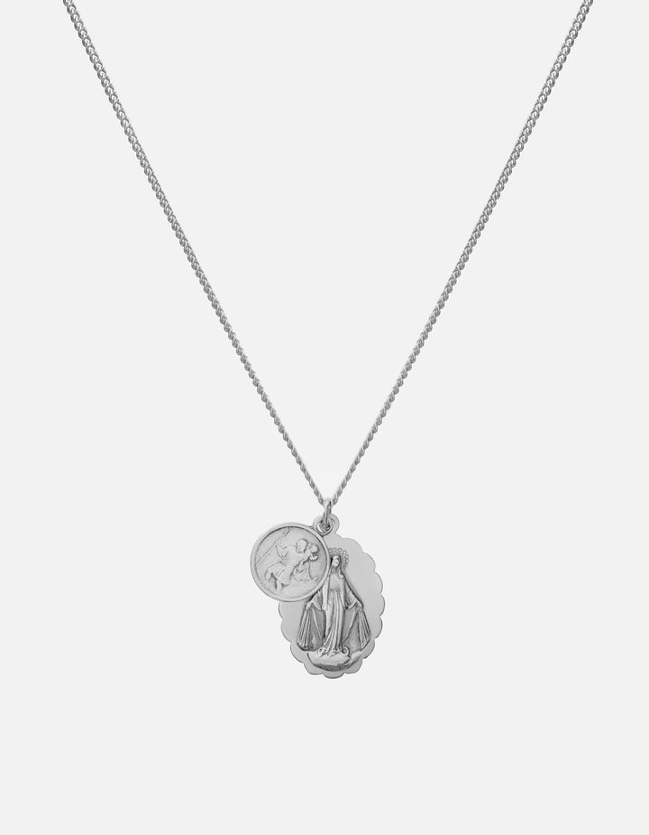 Miansai- Mini Saints Necklace, Silver, Polished