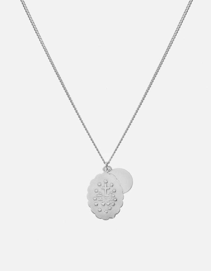 Miansai- Mini Saints Necklace, Silver, Polished