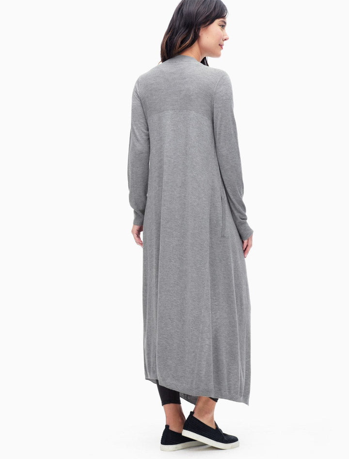 Splendid Splendid - Long Duster Cardi Heather Cinder at Blond Genius - 2