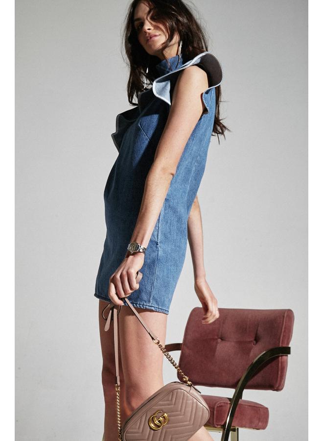 mcguire denim dress MCGUIRE- Sorbonne Dress Josephine Blond Genius