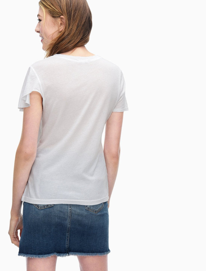 Splendid - Ruffle Tee Paper