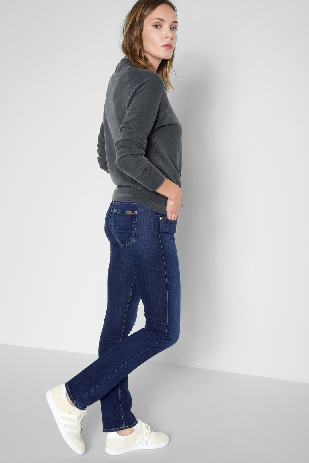 7 For All Mankind - Kimmie Straight in Duchess