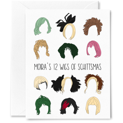 Sammy Gorin - Schitt's Creek Moira's 12 Wigs of Schittmas Christmas Card