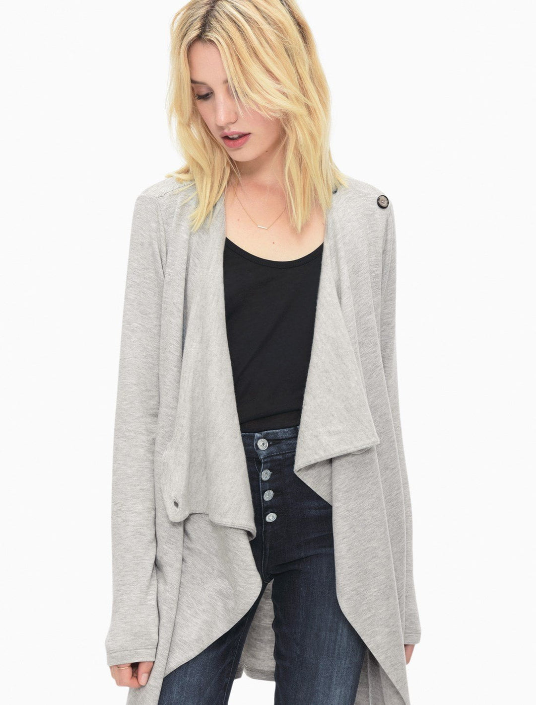 Splendid -  Super Soft Brushed French Terry Crossover Cardi