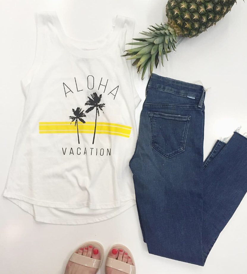 Boat House Aloha Tank at Blond Genius