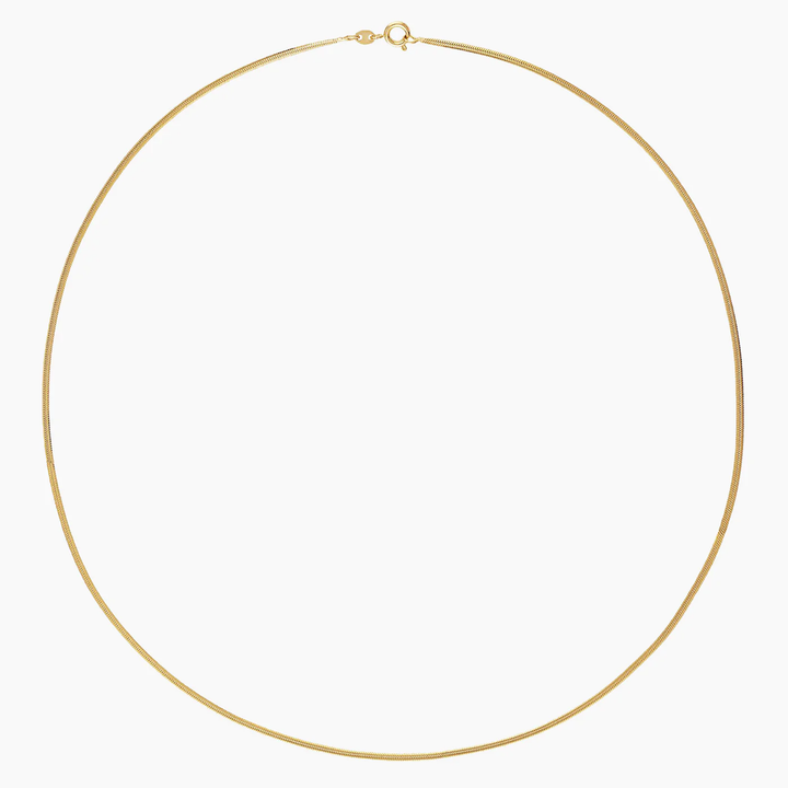Alexa Leigh - 14" Mini Snake Necklace in Gold