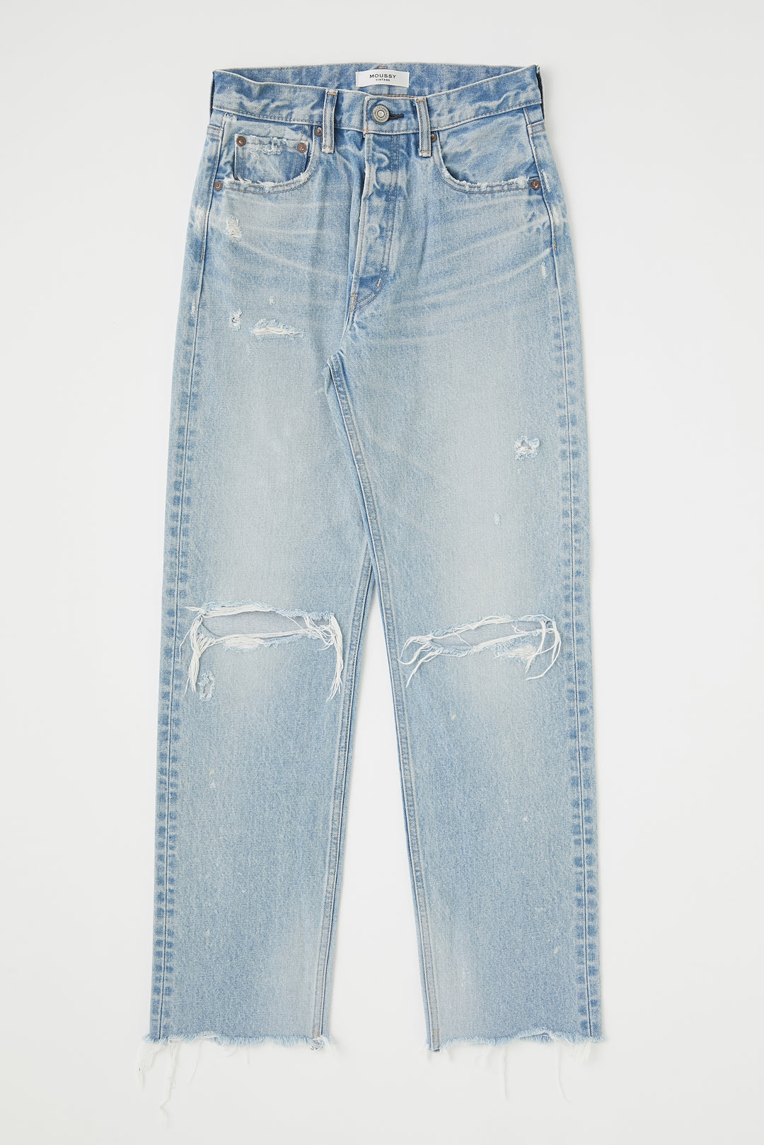 Moussy - MV Odessa Wide Straight in Light Blue