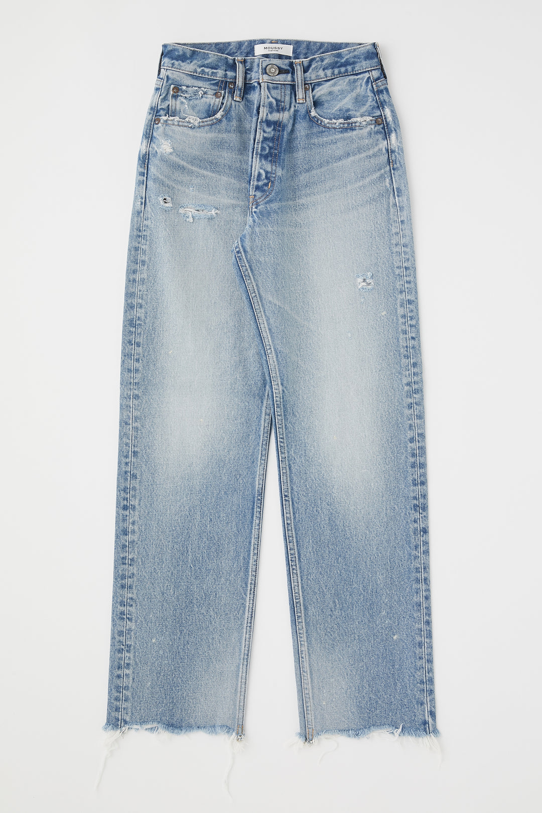 Moussy - MV Lomita Cropped Wide Straight in Blue