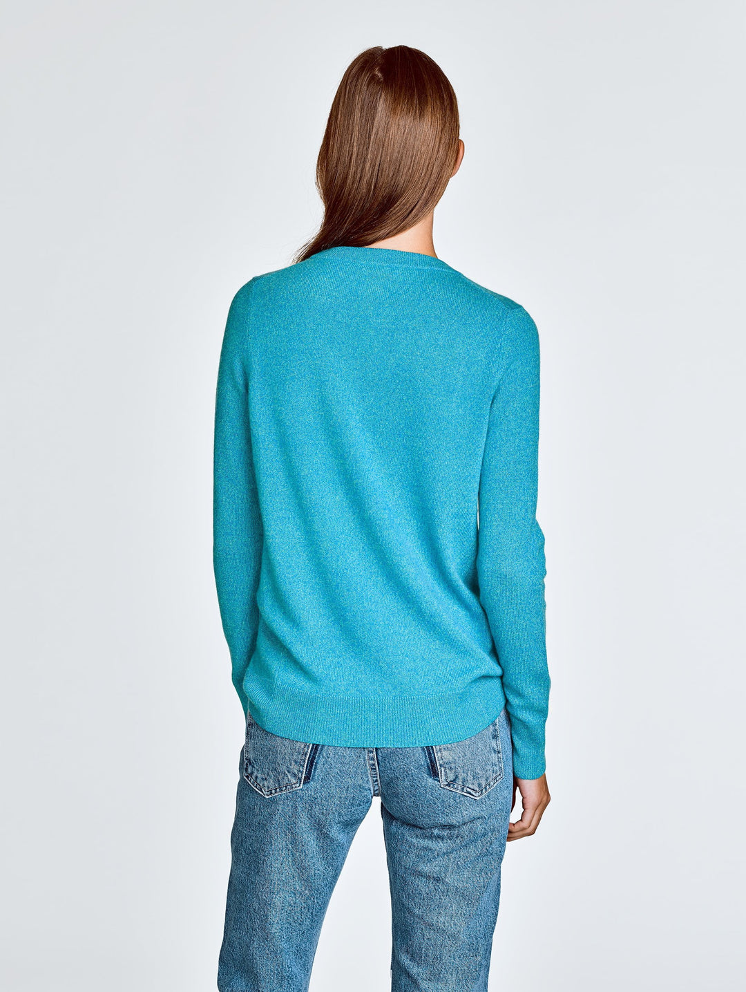 White + Warren - Essential Crewneck in Deep Sea Marl