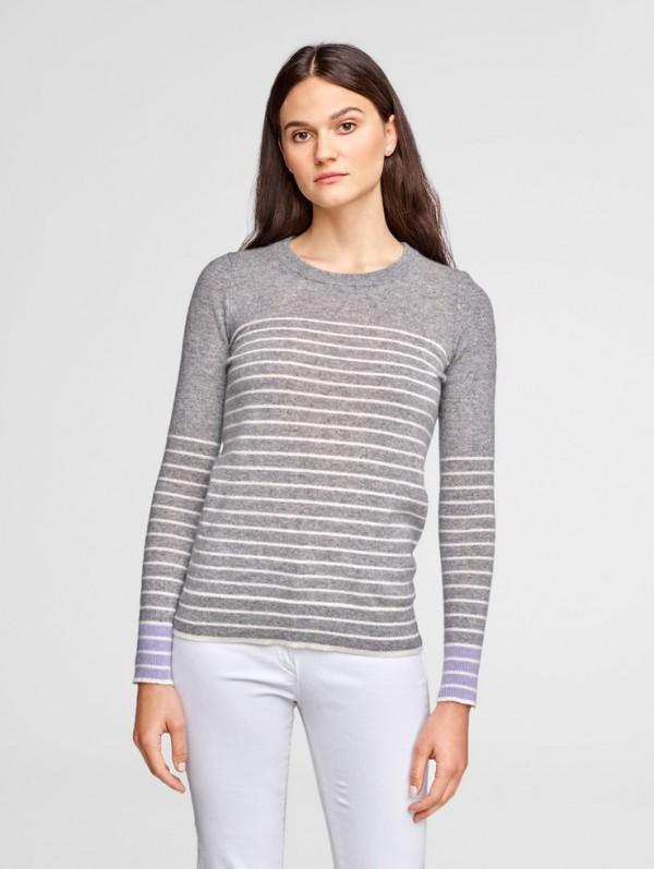 W+W - Essential Striped Sweatshirt White Multi