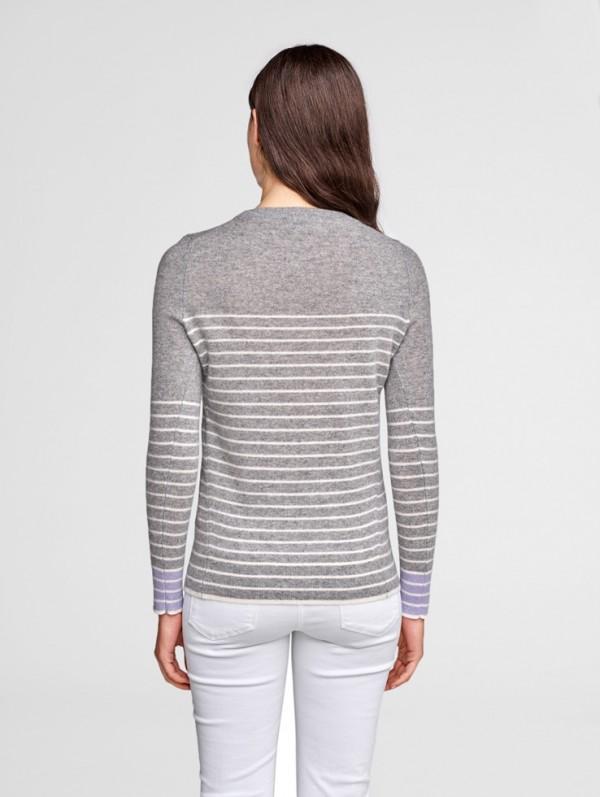 W+W - Essential Striped Sweatshirt White Multi