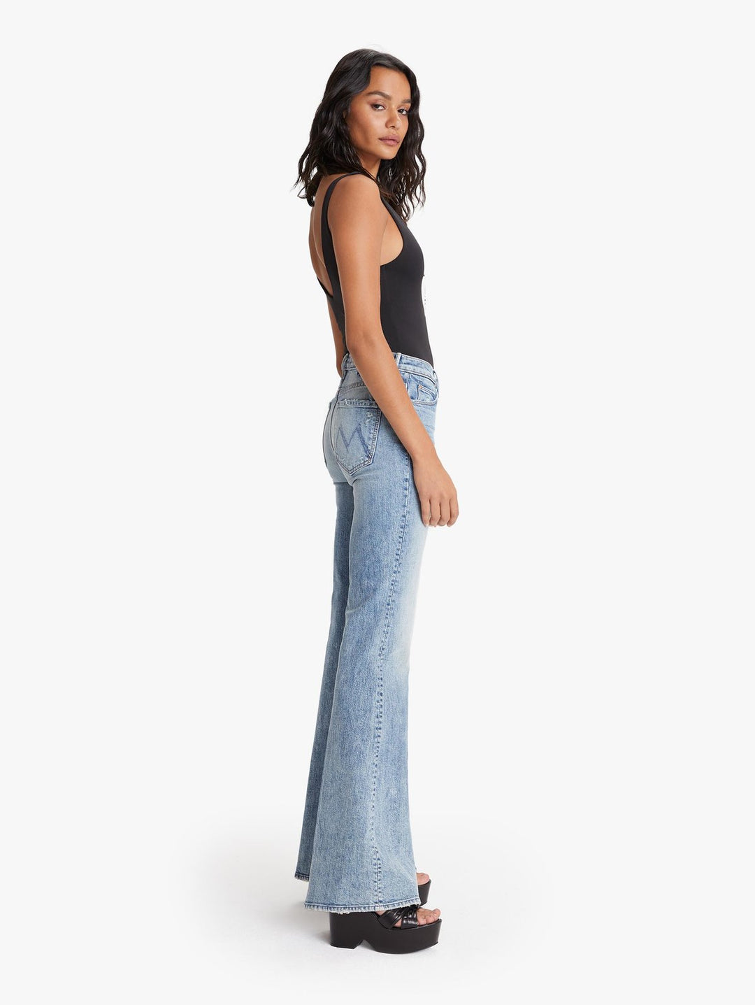 Mother Denim- The Doozy in 15 Minutes of Fame High-waisted Jeans