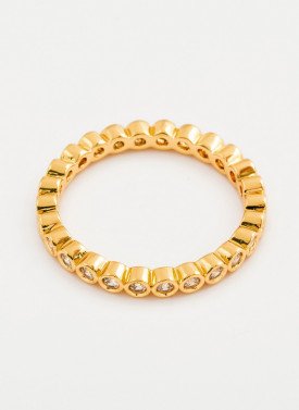 Gorjana - Candice Shimmer Ring Gold - Size 7