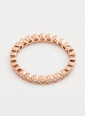 Gorjana - Candice Shimmer Ring Rose Gold - Size 8