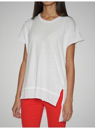 Current Elliott - The High Low Tee in Sugar