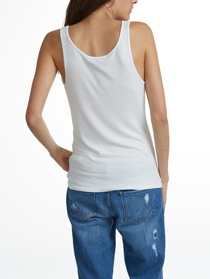 White + Warren - Layering Tank White