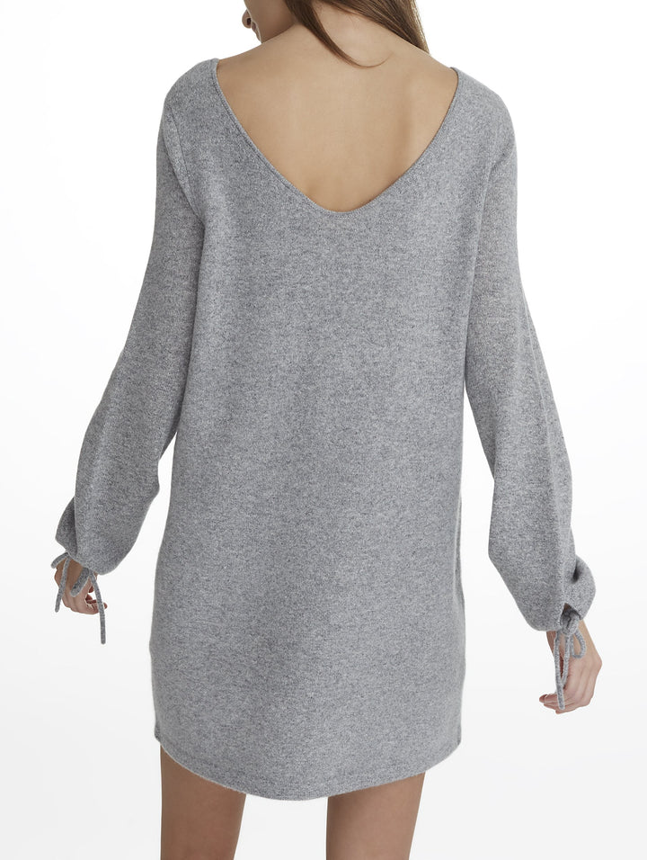 White + Warren - Tied Cuff Dress