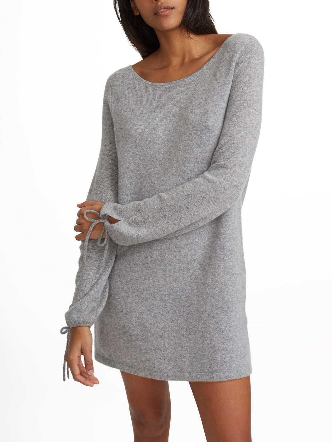 White + Warren - Tied Cuff Dress