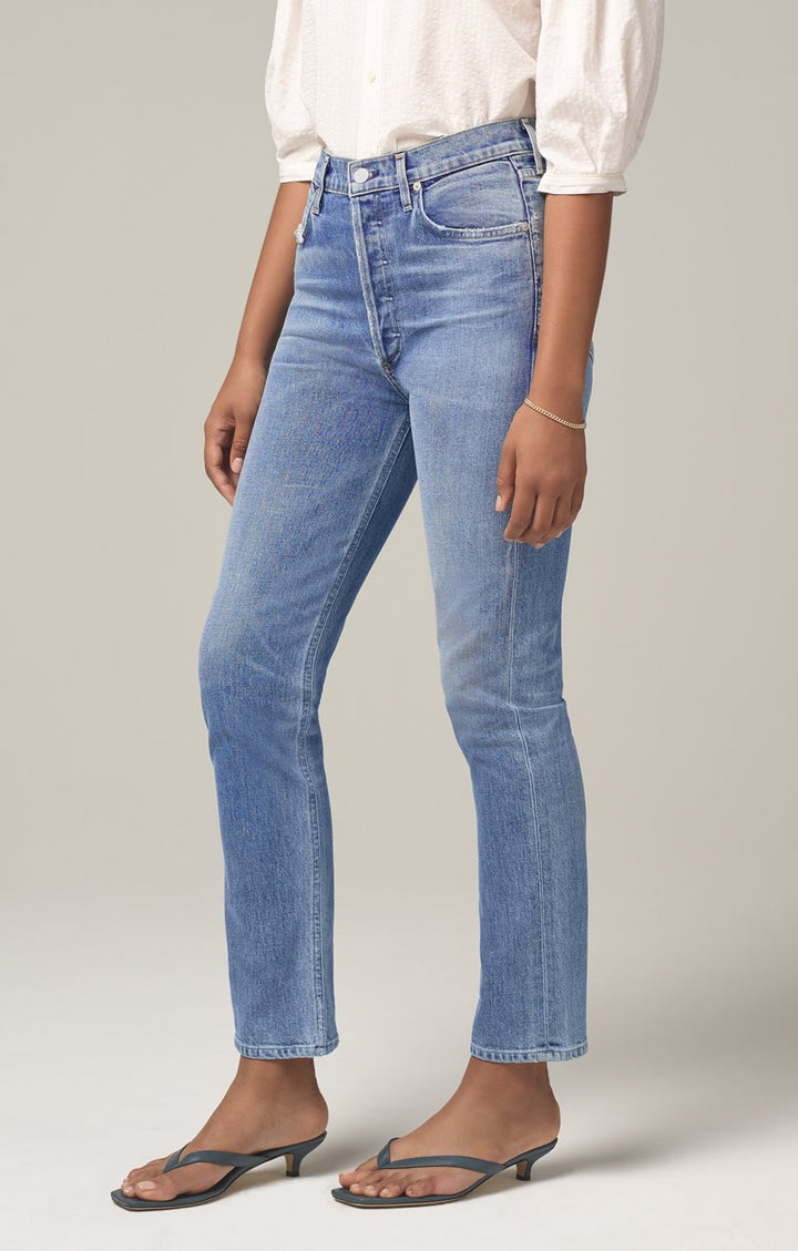 Citizens of Humanity - Charlotte High Rise Straight Jeans in Taboo