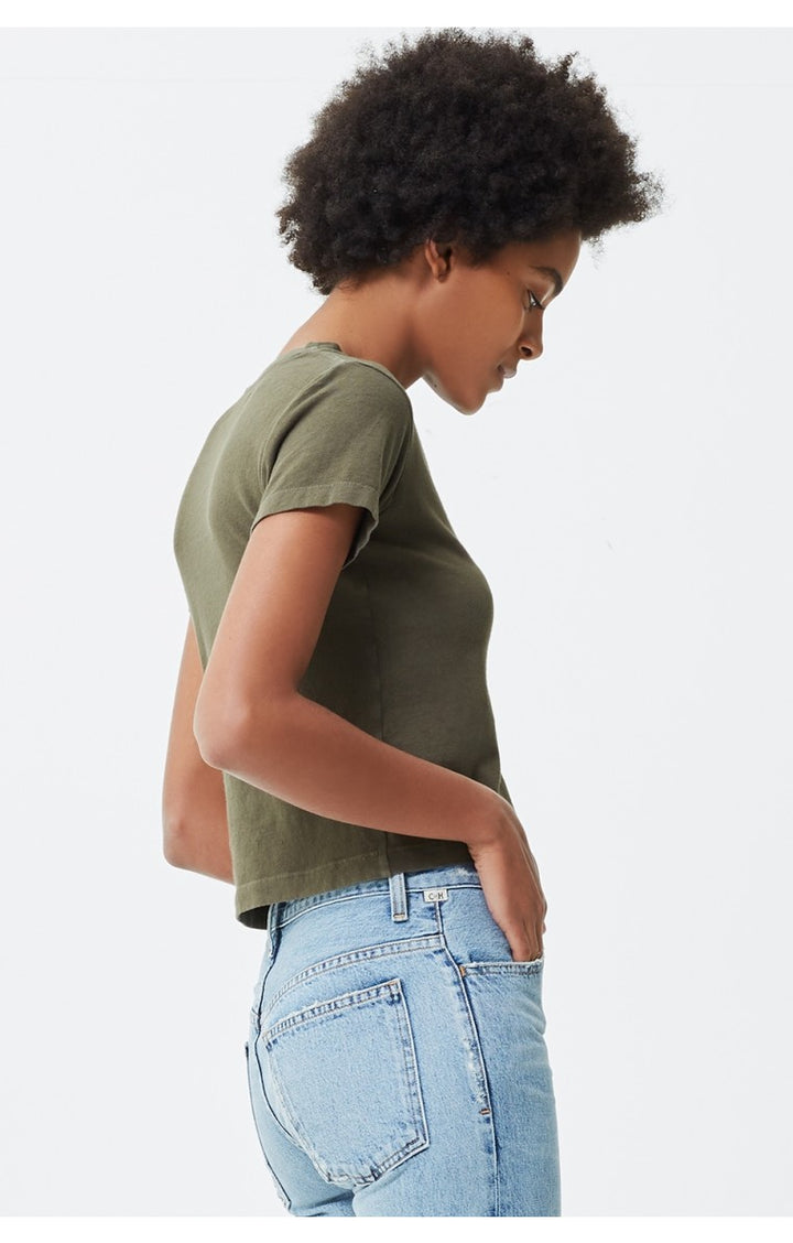 Citizens of Humanity - Grace Pocket Tee in Dark Olive
