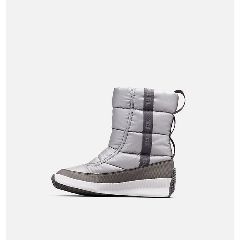 SOREL - Out n About Puffy Mid Pure Silver