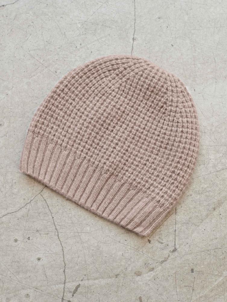White + Warren - Cashmere Thermal Beanie in Oak Heather