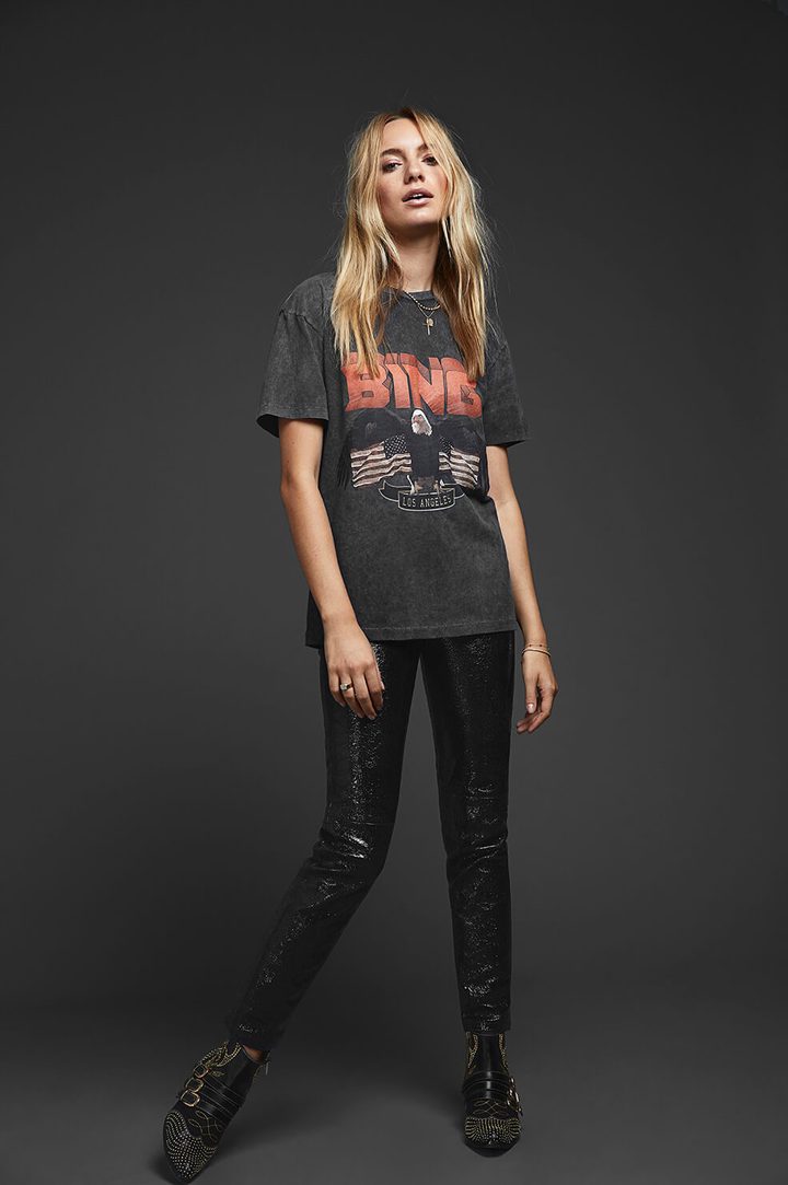 Anine Bing - Vintage Bing Tee in Black – Blond Genius