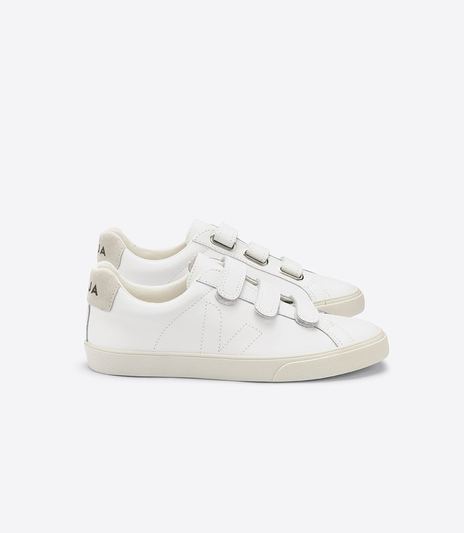 靴 VEJA 3-LOCK LEATHER EXTRA WHITE Veja Sneakers - 3 Lock Leather Sneakers in Extra White – Blond Genius