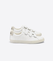 Veja Sneakers - 3 Lock Leather Sneakers in Extra White