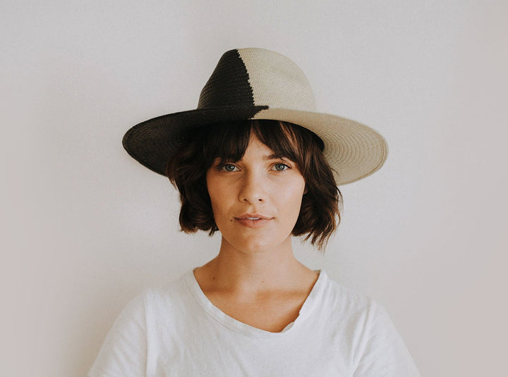 FREYA - Shadow Hat in Black/Natural
