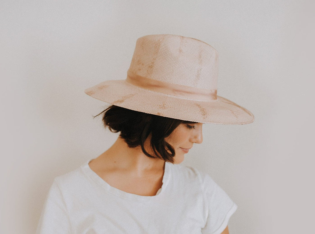 FREYA - Heather Hat in Blush/Mauve Hats