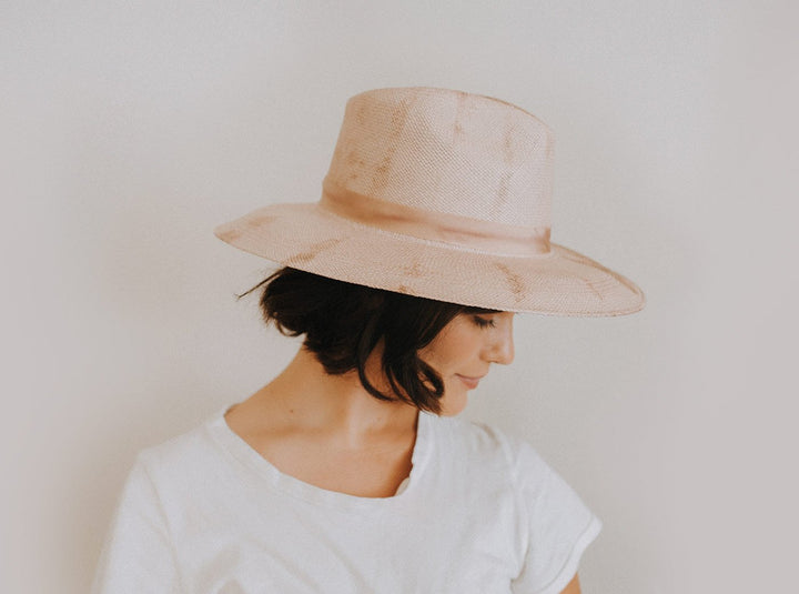 FREYA - Heather Hat in Blush/Mauve Hats