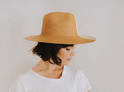 FREYA - Shadow Hat in Butterscotch/Natural