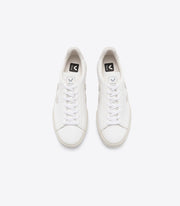 Veja - CAMPO CHROMEFREE LEATHER White Sneakers with Natural V