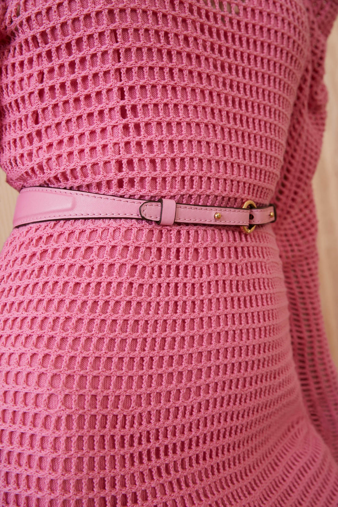 Ulla Johnson - Esme Skinny Belt in Rosebloom
