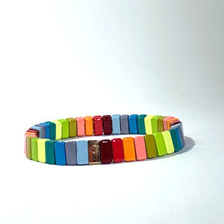 Caryn Lawn - Tile Bracelet in Fall Rainbow